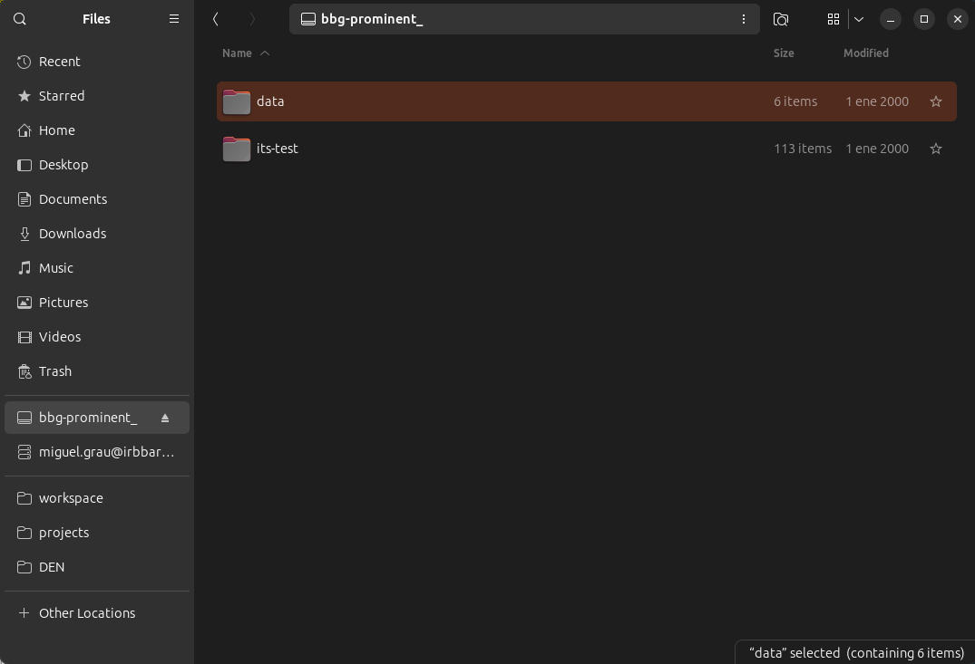 S3 mounted in file browser